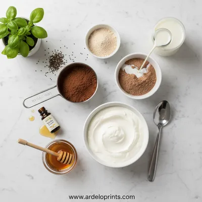 High Protein Chocolate Pudding - cooking process