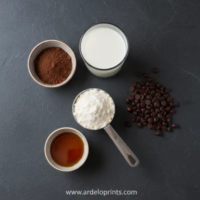 high protein chocolate pudding recipe - cooking process