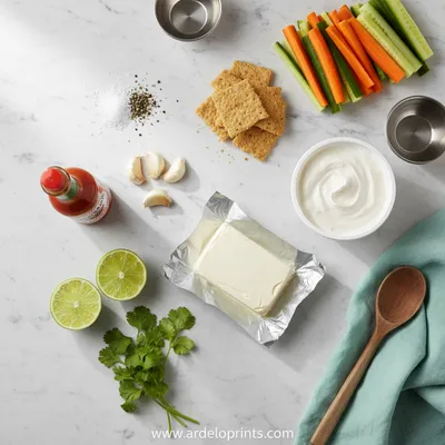 Hissy Fit Dip – Spicy Creamy Dip - cooking process