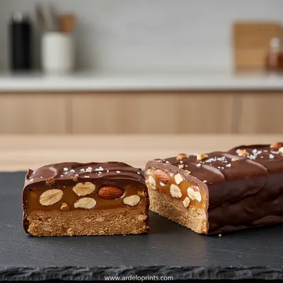 Homemade Protein Snickers Bars Recipe