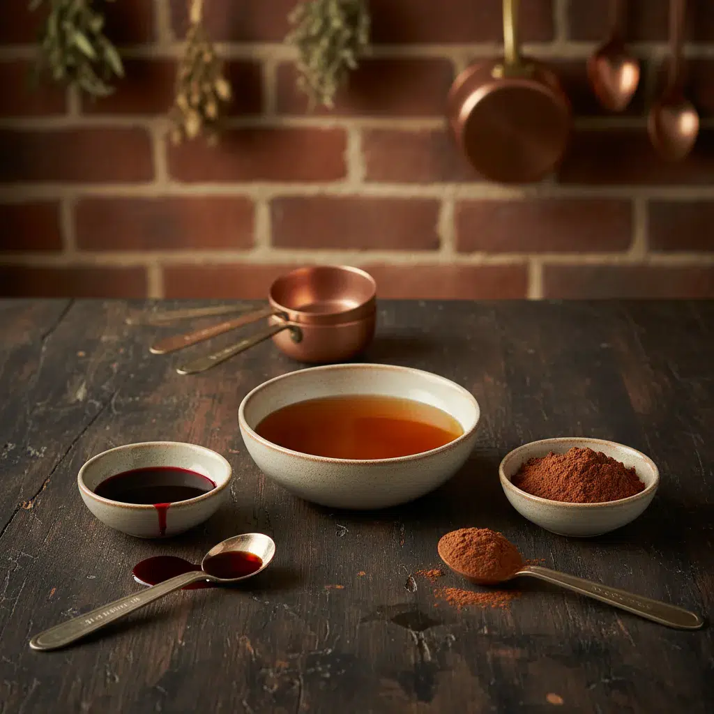 Edible Blood Recipe for Halloween Cakes - ingredients preparation