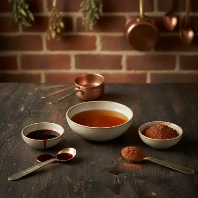 Edible Blood Recipe for Halloween Cakes - ingredients preparation