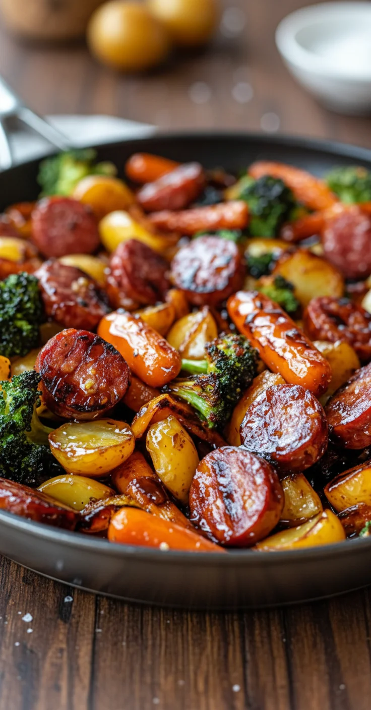Honey Garlic Sausage & Veggies – Easy One-Pan Recipe - feature image