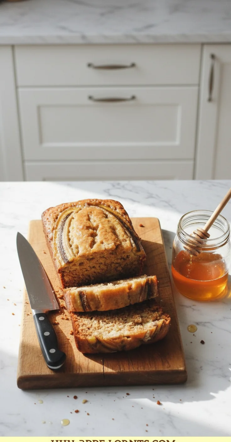 Honey Vanilla Banana Bread - feature image
