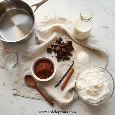 Perfect Hot Chocolate Recipe for Winter - cooking process