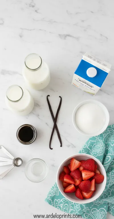 Easy Homemade Ice Cream Recipe - cooking process