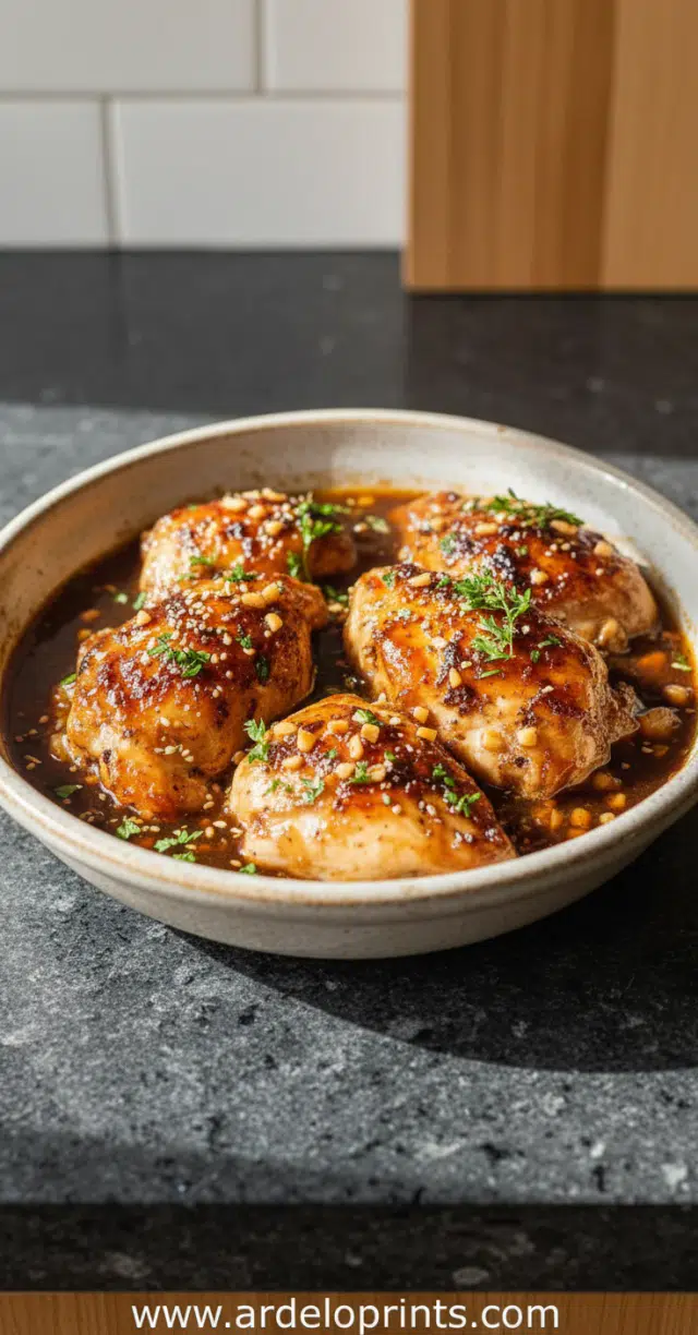Crockpot Honey Garlic Chicken: Easy Recipe