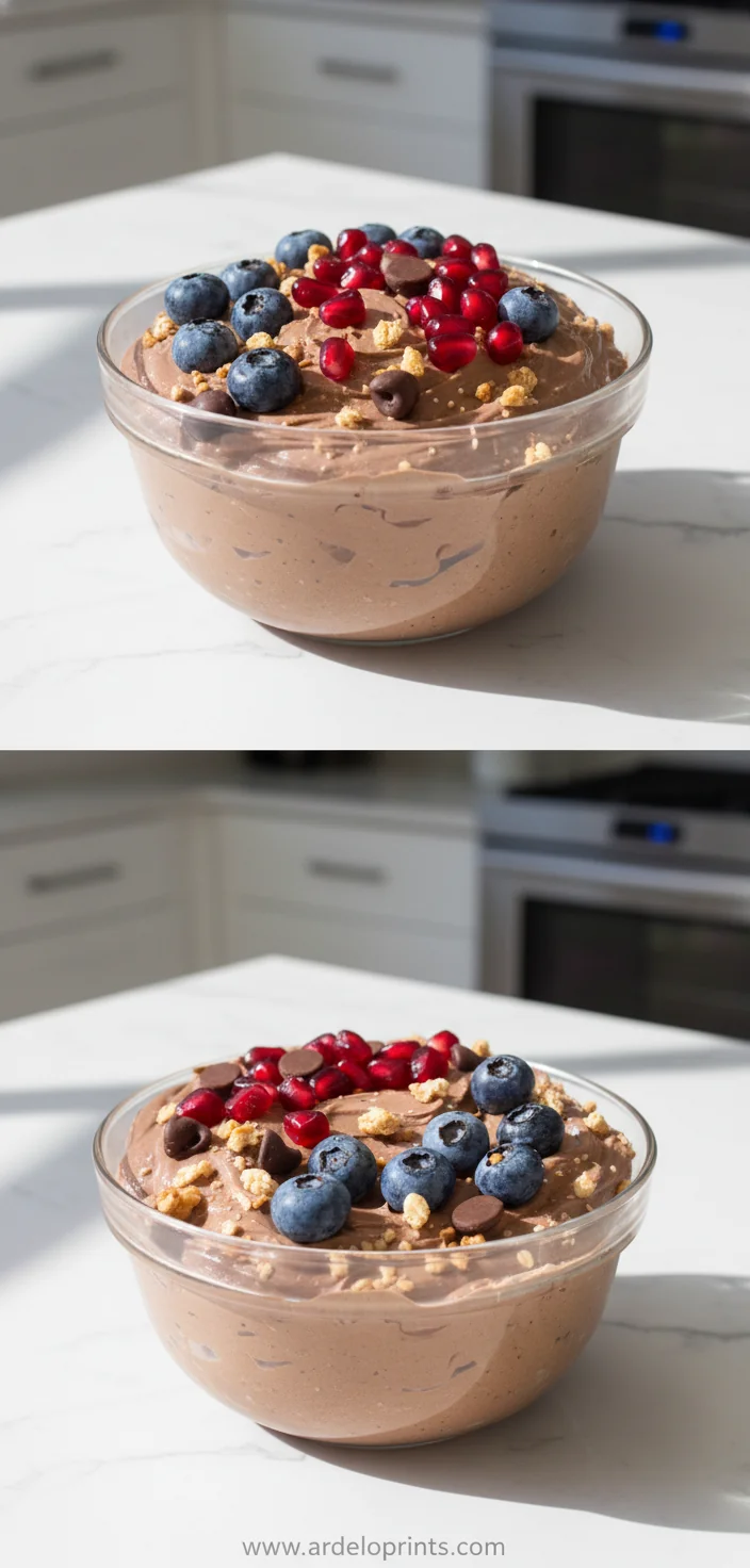 Chocolate Protein Fluff: Healthy Dessert & Snack - feature image