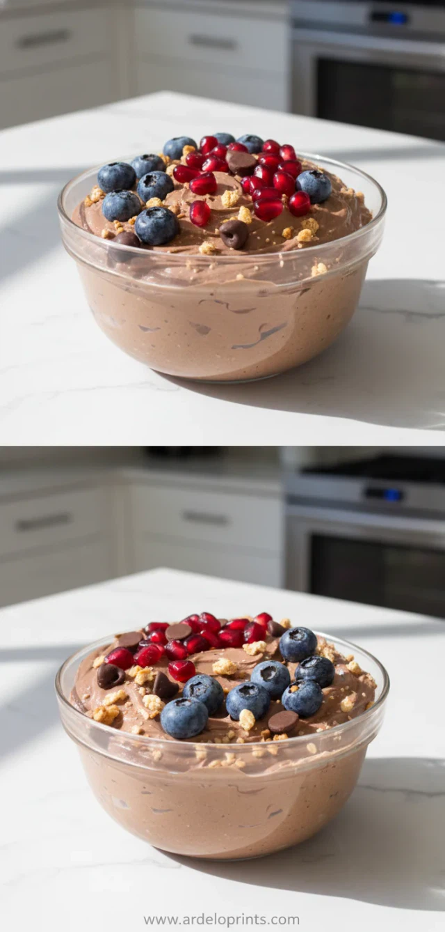Chocolate Protein Fluff: Healthy Dessert & Snack