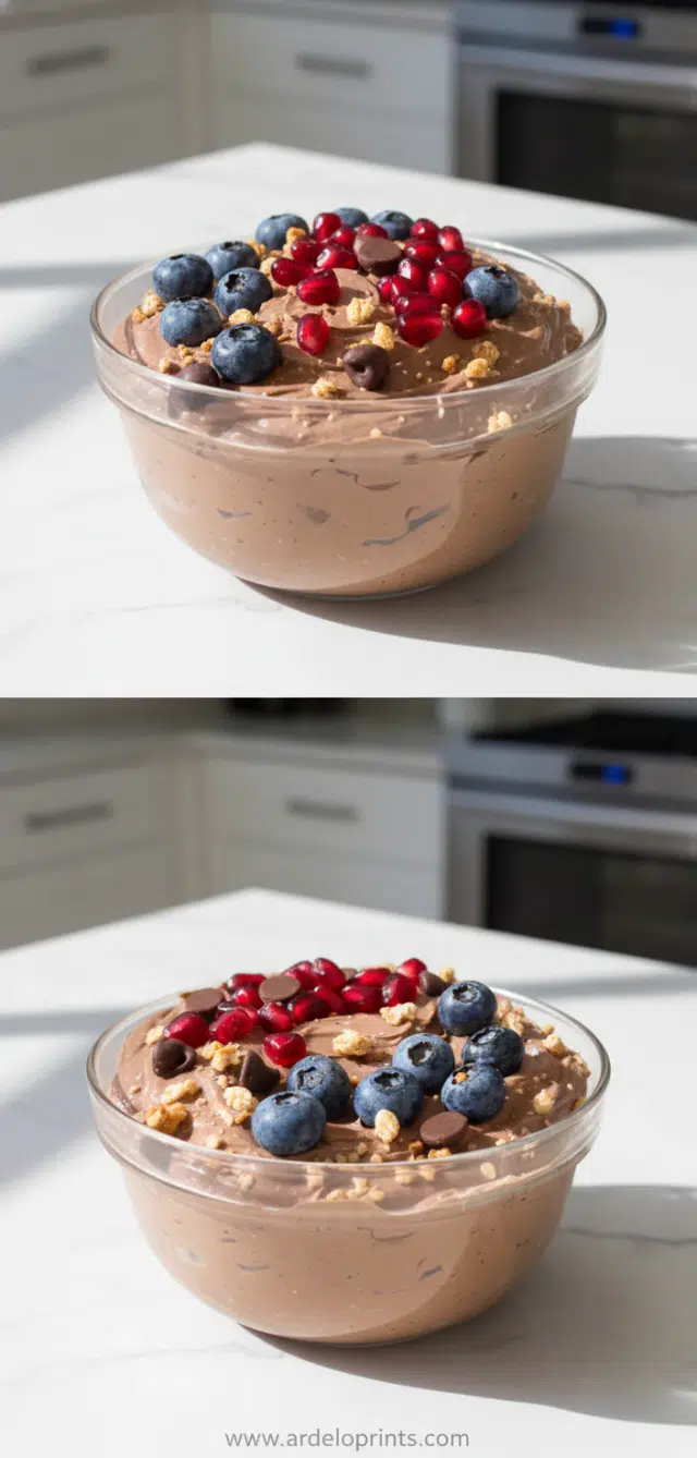 Chocolate Protein Fluff: Healthy Dessert & Snack