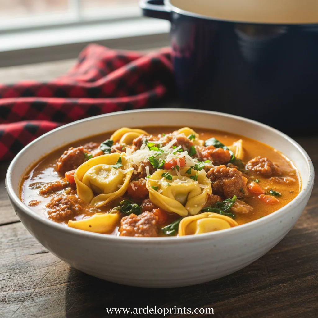 Beef Sausage Tortellini Soup: Hearty Comfort - feature image