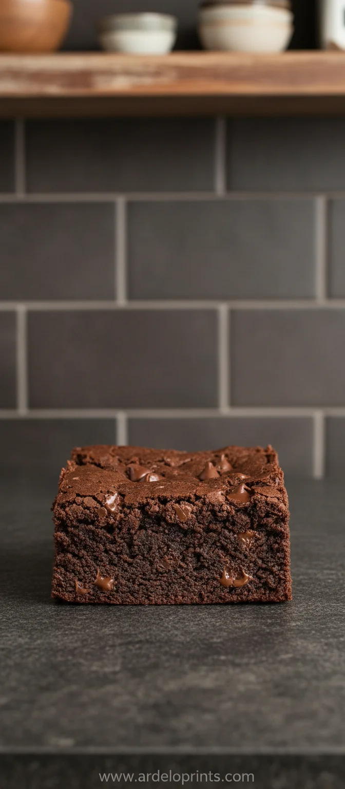 Greek Yogurt Chocolate Brownies Recipe - feature image