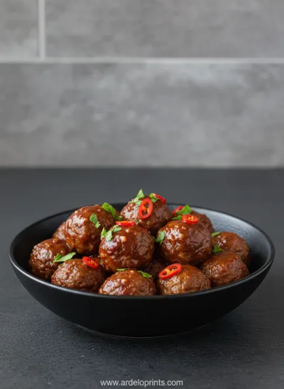 Indische Balletjes in Ketjap Saus