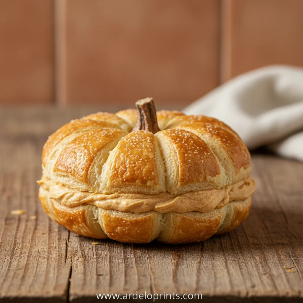 Crescent Pumpkins: Cream Cheese & Pumpkin Pie Filling - feature image