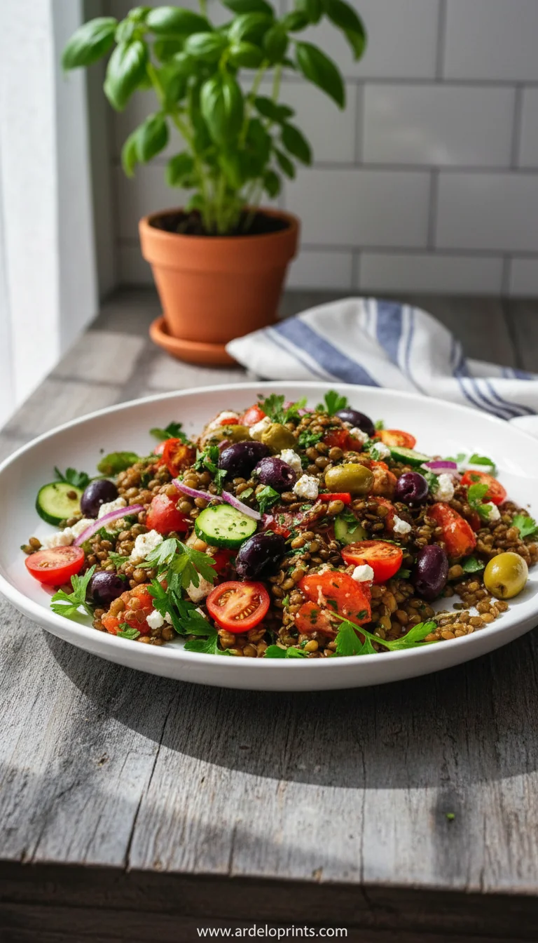 Mediterranean Lentil Salad: Fresh & Healthy - feature image