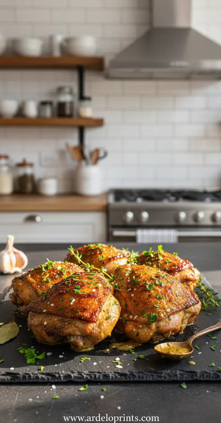 Slow Cooker Chicken Thighs: Easy Recipe - feature image