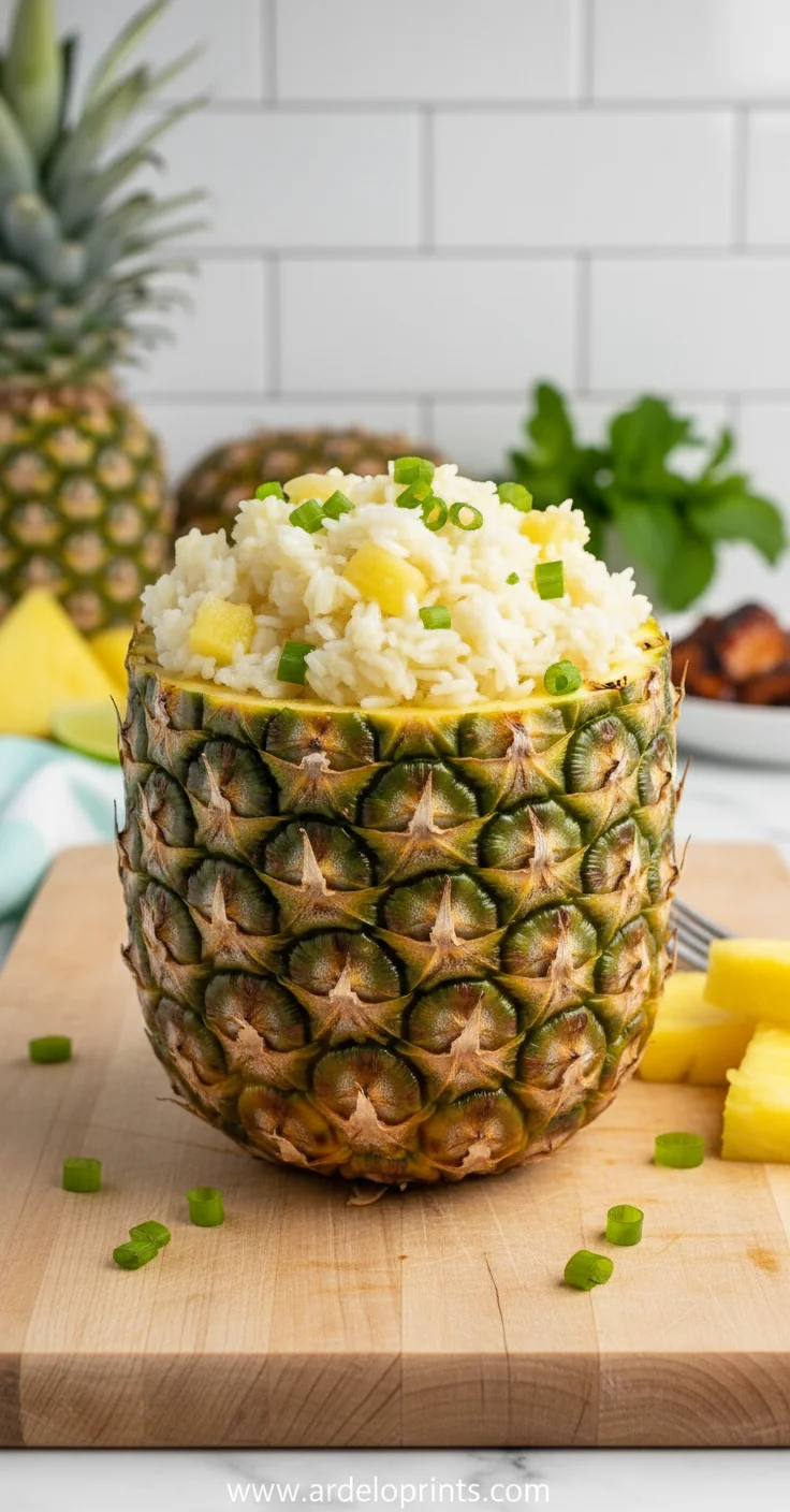 Pineapple Rice: Hawaiian Side Dish - feature image