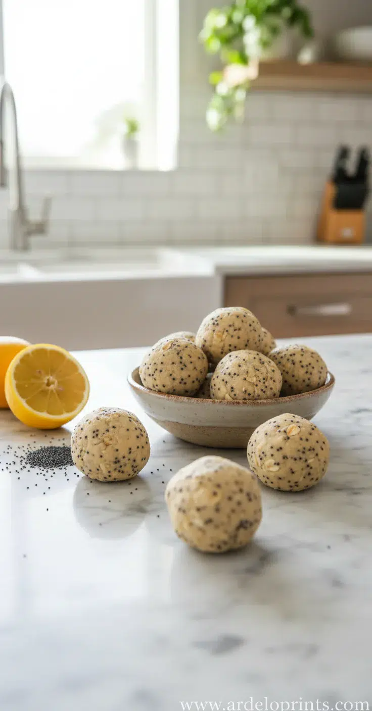 Lemon Poppy Seed Energy Bites - feature image