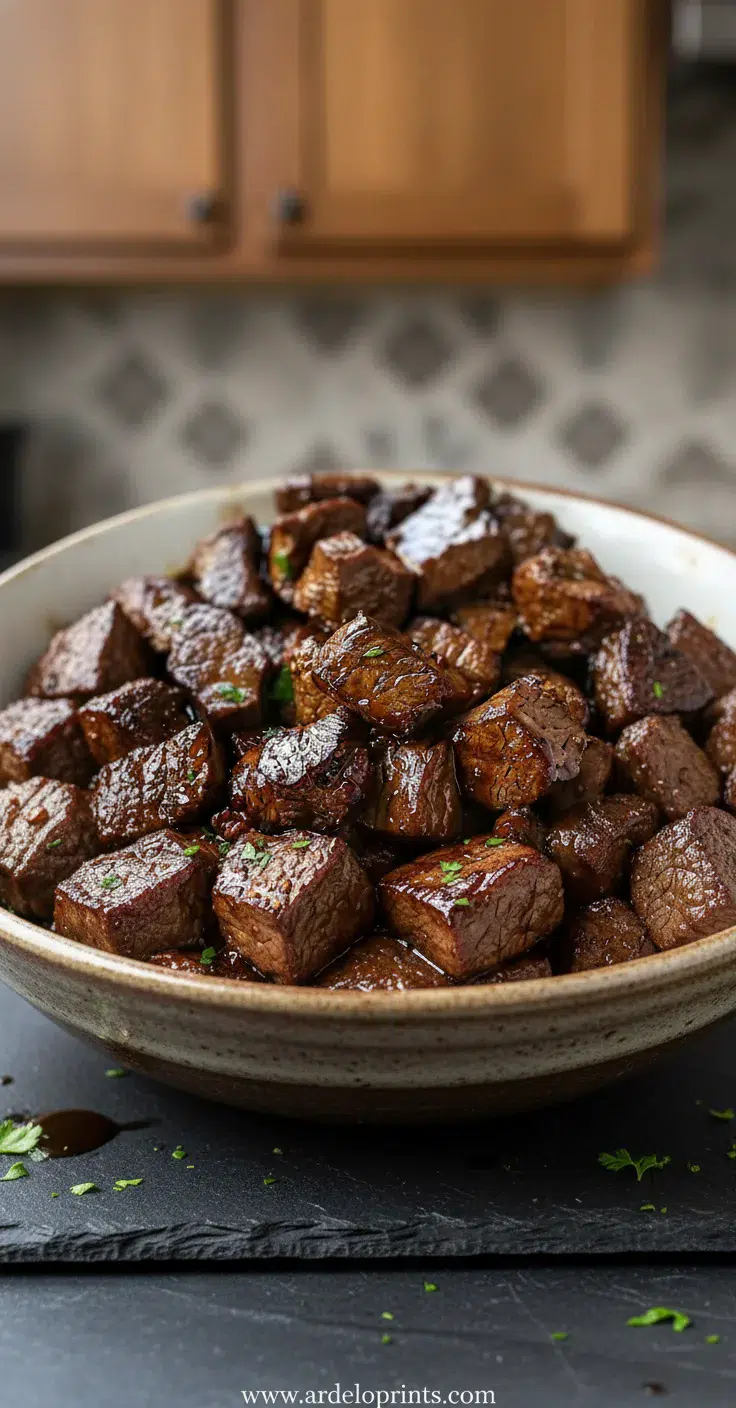 Crockpot Steak Bites: Easy & Flavorful Recipe - feature image
