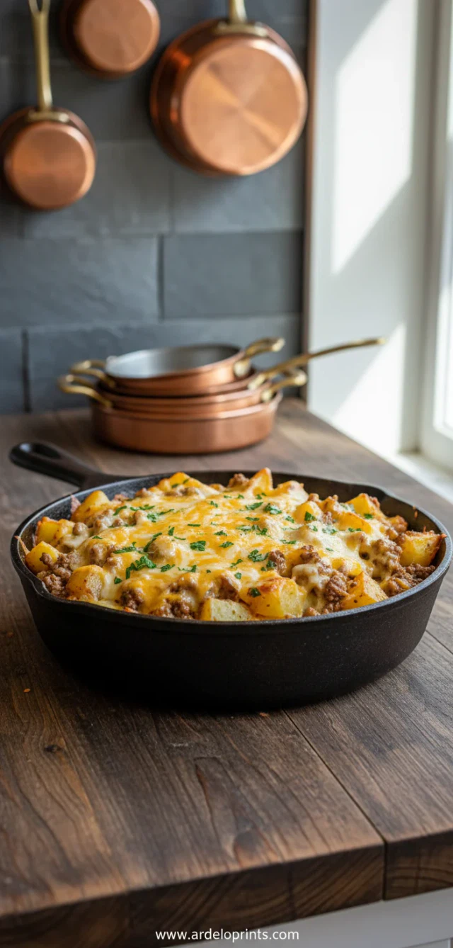 Slow Cooker Cowboy Potato Casserole Recipe