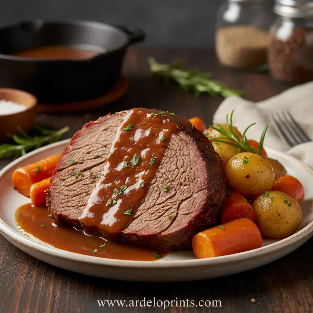 Easy Crockpot Pulled Chicken served on a brioche bun with coleslaw.
