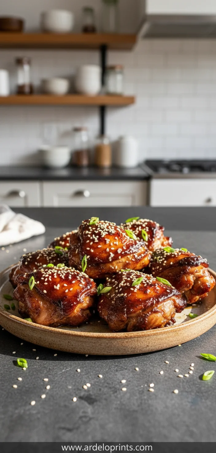 Honey Soy Baked Chicken Thighs: Easy Recipe - feature image