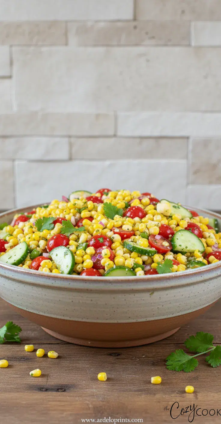Corn Salad: Easy & Delicious Recipe - feature image