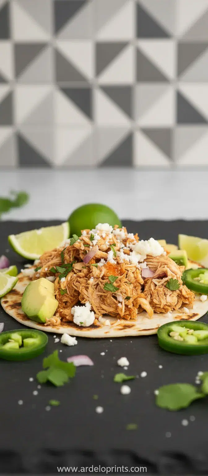 Crockpot Chicken Tacos: Easy & Healthy Recipe - feature image