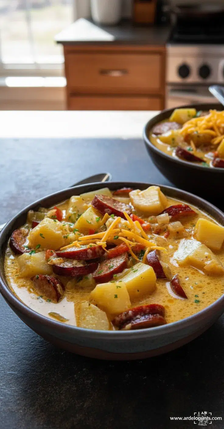 Cajun Potato Soup Recipe - feature image