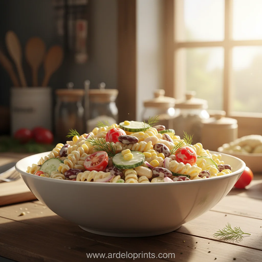 Creamy Pasta Salad: Easy 20-Minute Recipe - feature image