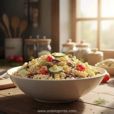 Creamy Pasta Salad: Easy 20-Minute Recipe