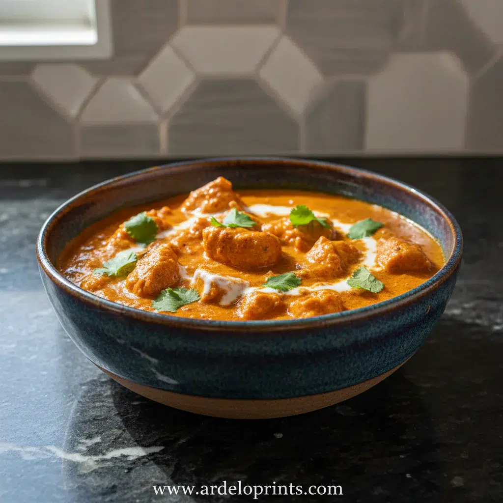 High-Protein Slow Cooker Chicken Tikka Masala - feature image