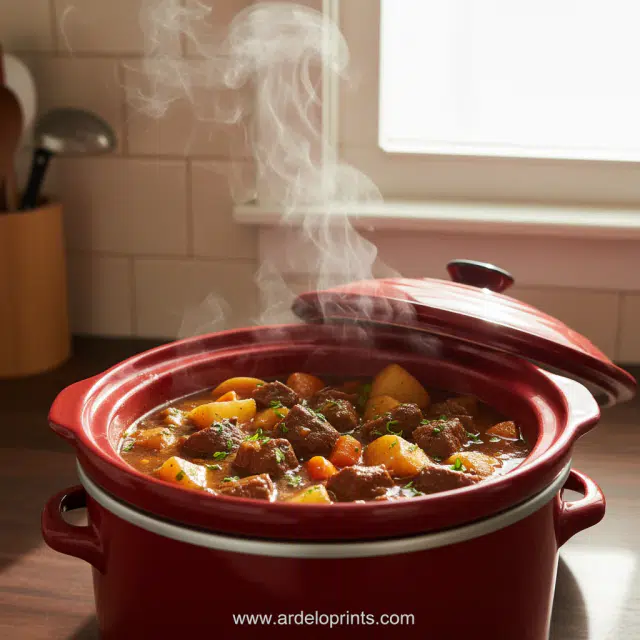 Mom's Slow Cooker Beef Stew: Easy Recipe