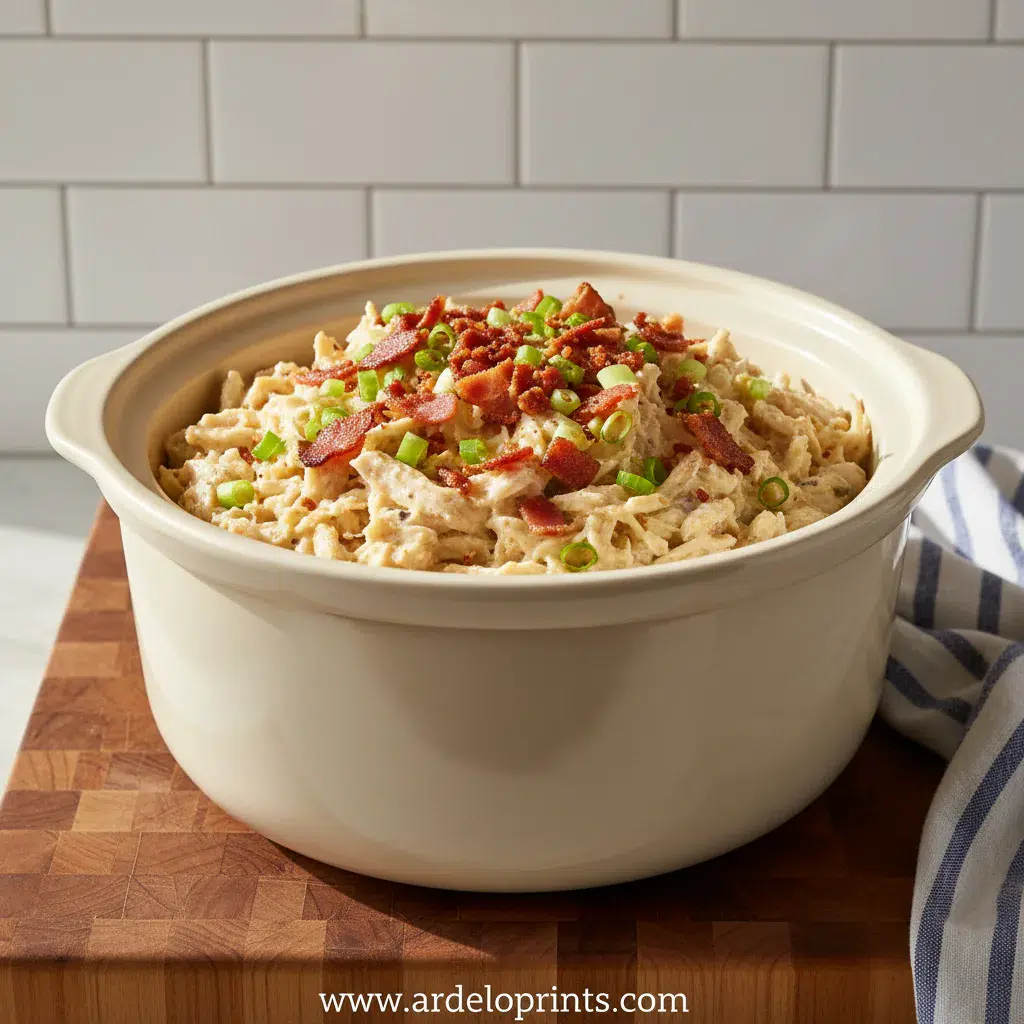 Crockpot Crack Chicken: So Easy & Creamy - feature image