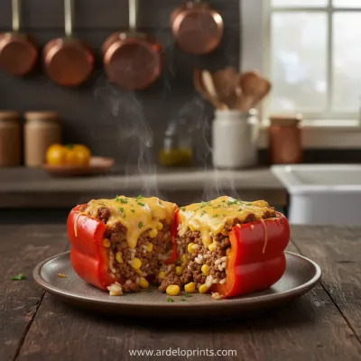 Slow Cooker Stuffed Bell Peppers Recipe