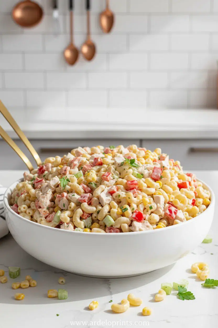 Chicken Macaroni Salad: Easy Recipe - feature image