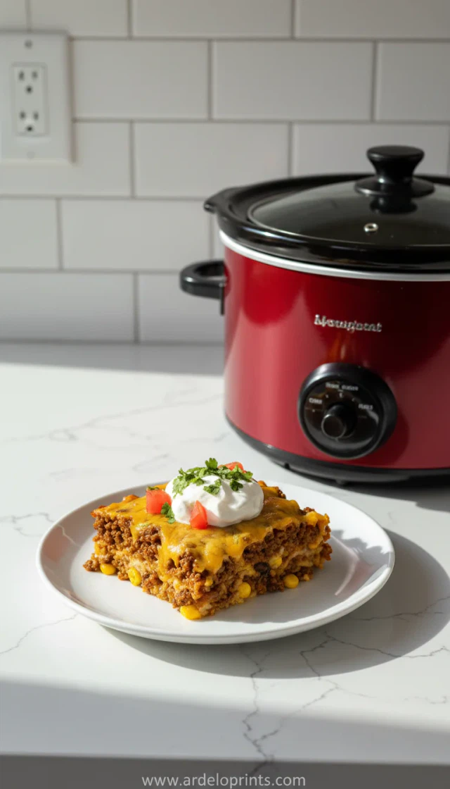 Easy Crockpot Taco Casserole: A Simple Recipe