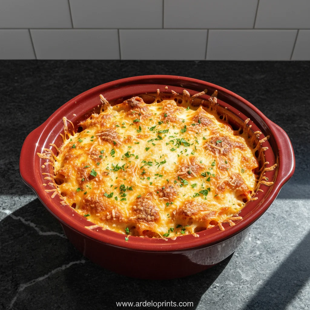 Savory Slow Cooker Baked Ziti: Easy Recipe - feature image