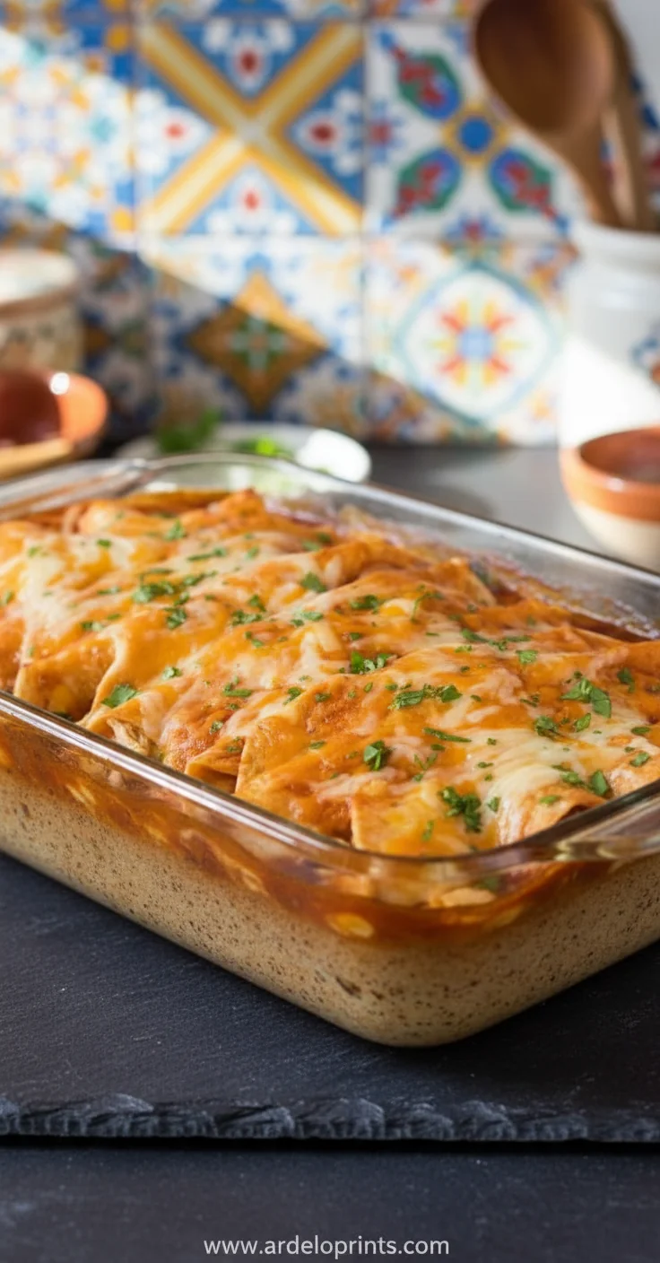 Chicken Enchiladas: The BEST Recipe - feature image
