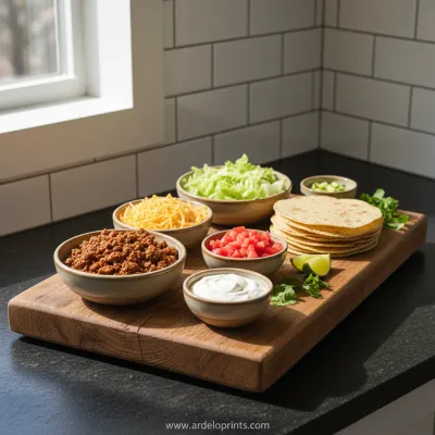 Easy Taco Recipe: The Dinner Board