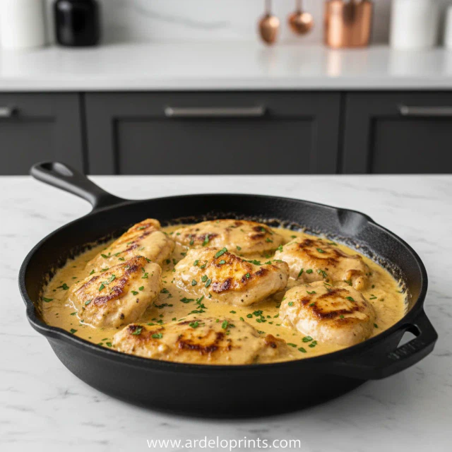 Creamy Garlic Parmesan Chicken Recipe