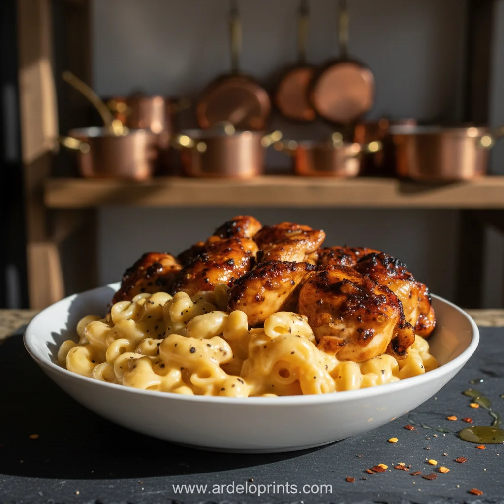 Sweet & Spicy Honey Pepper Chicken Recipe - feature image