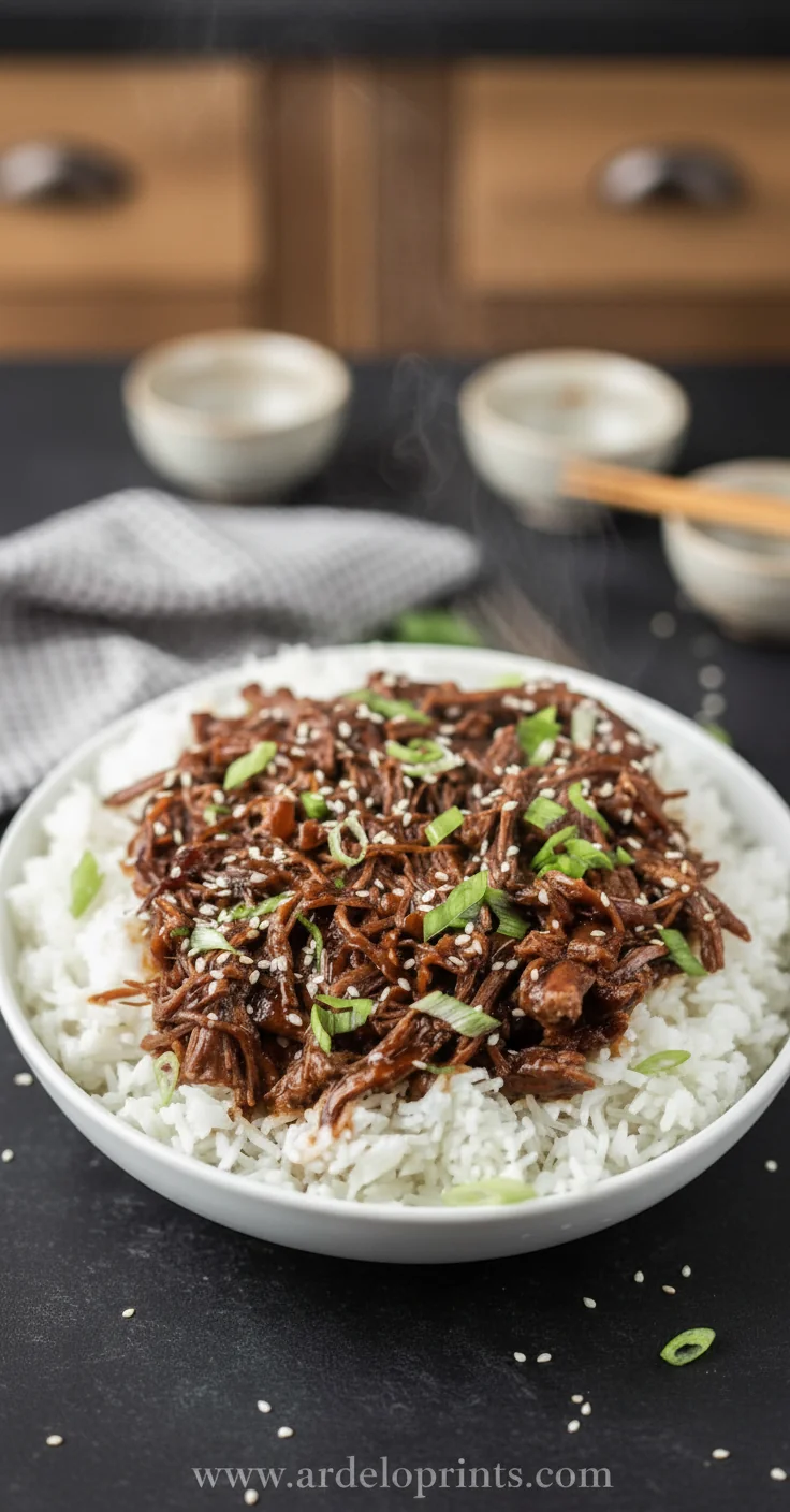 Crockpot Korean BBQ Recipe: Easy Slow Cooker - feature image