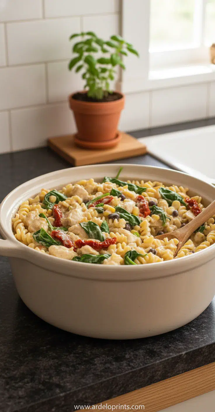 Crockpot Creamy Chicken Gnocchi Soup - feature image
