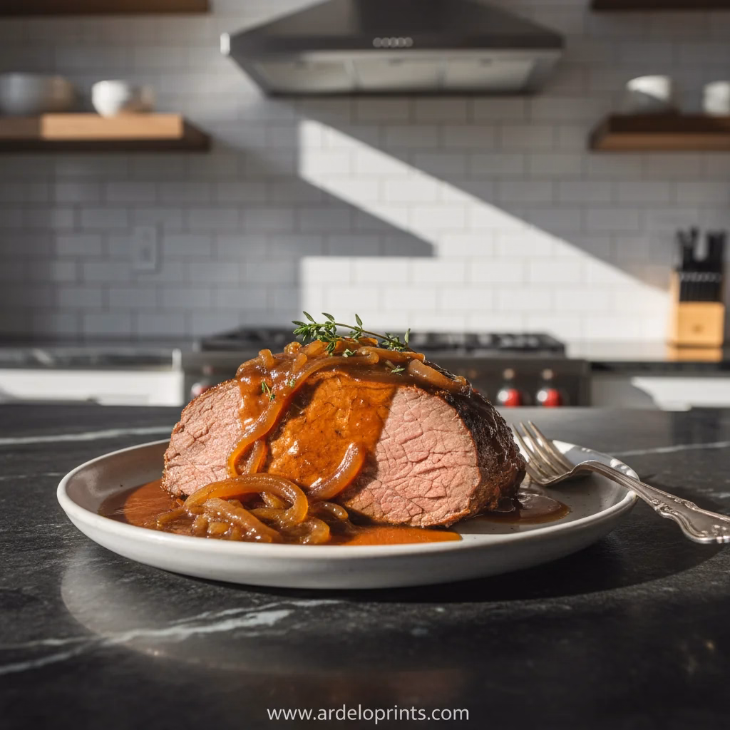 Easy Slow Cooker French Onion Roast Recipe