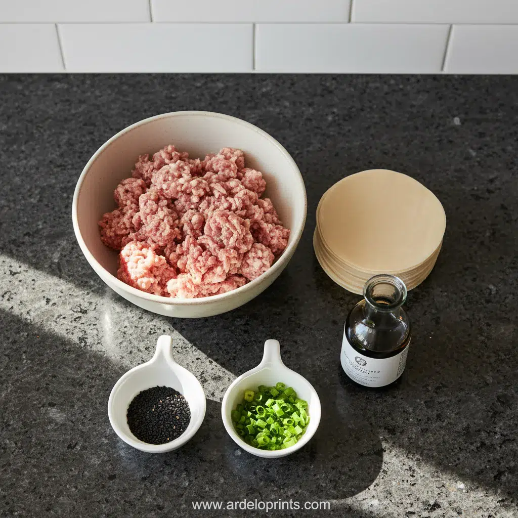 Rat Dumplings Recipe - ingredients preparation