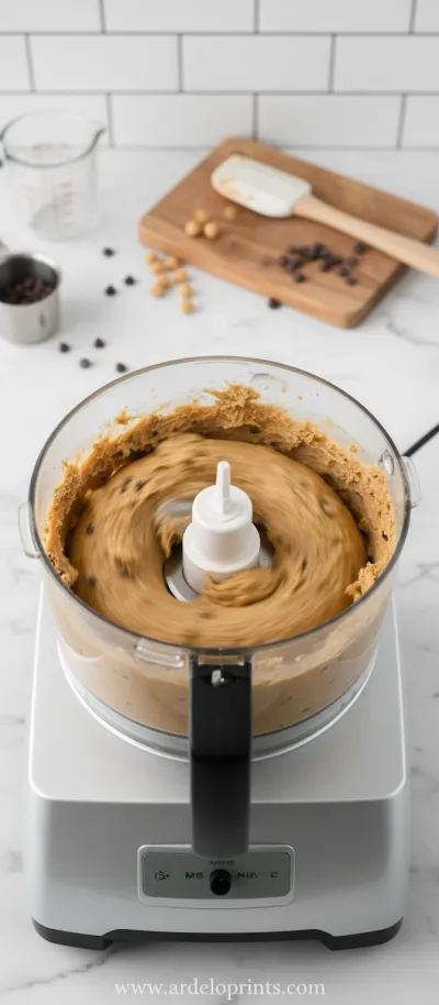 Healthy Chickpea Cookie Dough: Edible & Low Calorie - cooking process