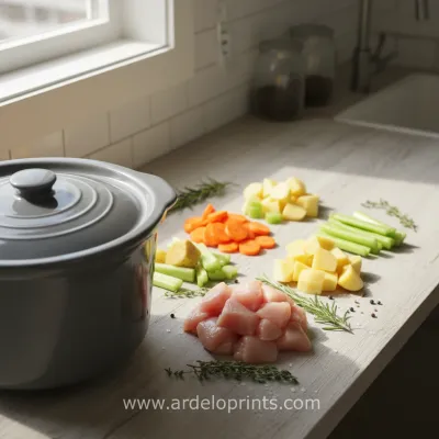 Healthy Crockpot Dinners For Family - ingredients preparation