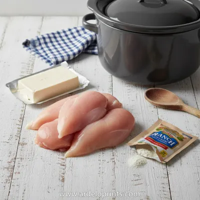 Ranch Chicken Crock Pot: Easy & Delicious - ingredients preparation