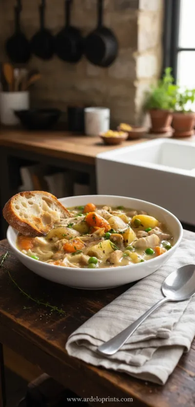 Slow Cooker Chicken Stew Recipe - ready to serve